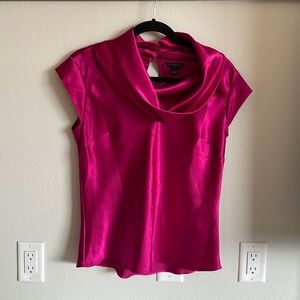 Hot Pink Banana Republic Sleeveless Dress Shirt Women’s Size S